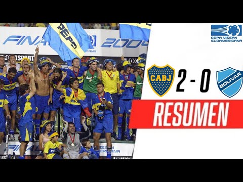 final (vuelta) copa sudamericana 2004 boca Jrs 2 x 0 bolivar