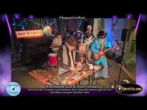 Watermelon Slim & Heavy Drunk at the Bay St Louis Little Theatre. Presented by Good Earth Records