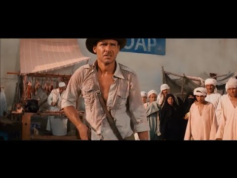 My Favorite Indiana Jones Scene (Never Bring a Sword To a Gun Fight)
