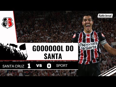 GOL DE LUCAS SIQUEIRA - SANTA CRUZ 1 X 0 SPORT - CAMPEONATO PERNAMBUCANO - 09 03 2024