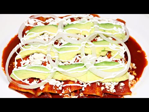 Enchiladas 🇲🇽 rojas paso a paso | La receta de comida Mexicana mas facil de hacer 🇲🇽