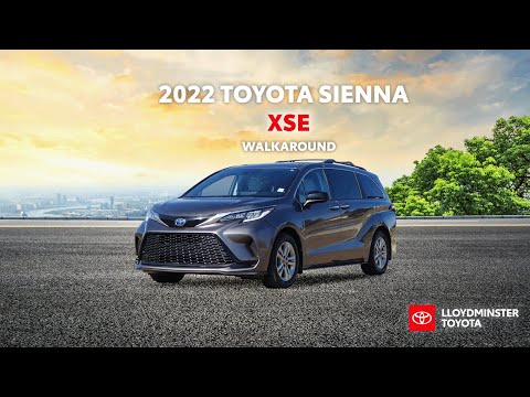 2022 Toyota Sienna XSE 7-Passenger AWD in Gray for sale at Lloydminster Toyota in Lloydminster, AB