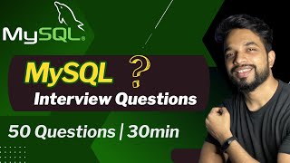 Download the video "50 MySQL Interview Questions For Beginners for JOB and EXAM | SQL Questions"