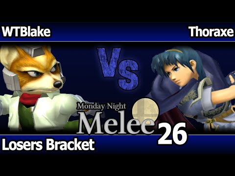 MNM 26 Melee - WTBlake (Fox) vs Thoraxe (Marth, Falco) - Losers Bracket