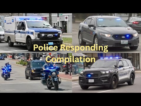 Police Cars Responding Compilation Volume 3