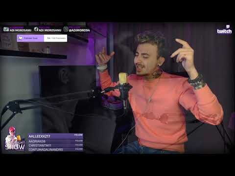 Adi Morosanu - Unu' la o mie (freestyle live Twich)