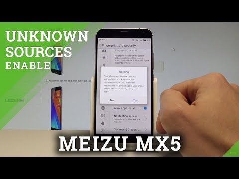 How to Enable Unknown Sources on MEIZU MX5 - Allow App Installation |HardReset.Info