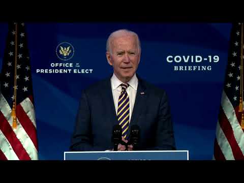 拜登就COVID-19疫苗推廣緩慢責備特朗普。 (Biden criticizes Trump over slow COVID-19 vaccine rollout)