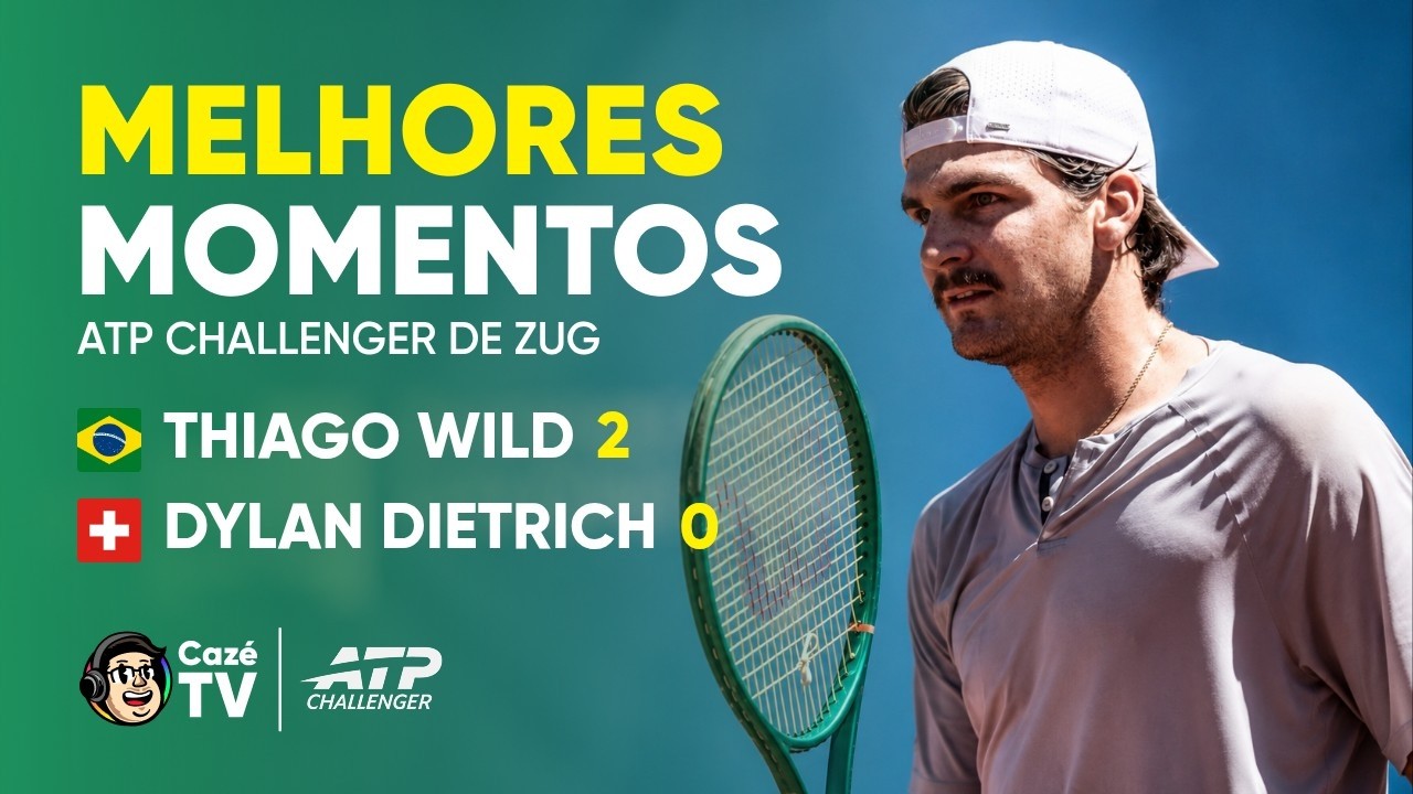 MELHORES MOMENTOS: THIAGO WILD 2 X 0 DYLAN DIETRICH | ATP CHALLENGER DE ZUG | SEMIFINAL
