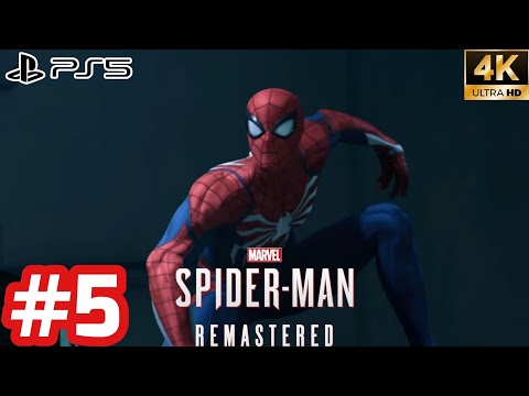Spider Man Remastered - Gameplay Walkthrough - Part 5 [4K 60FPS PS5] No Commentary