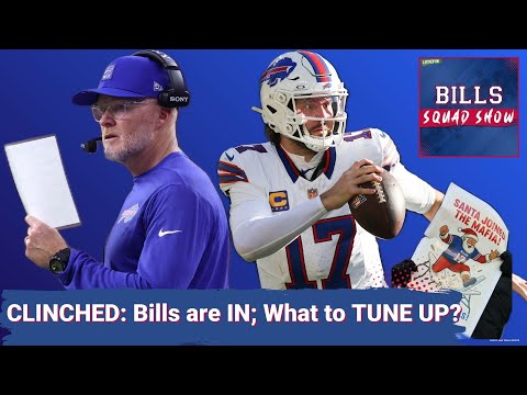 BILLS SQUAD SHOW: Bills CLINCH; Can James Cook RUN to the title?