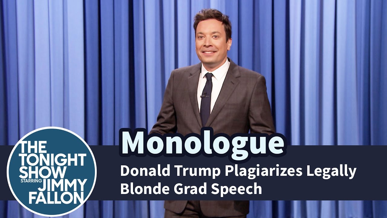 Donald Trump Plagiarizes Legally Blonde Grad Speech - YouTube