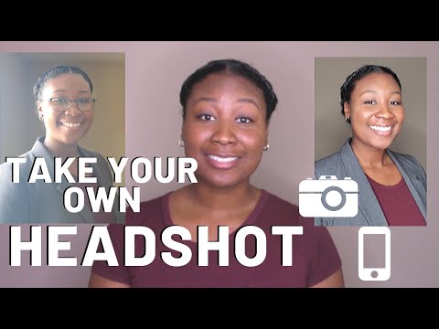 How to TAKE YOUR OWN Professional HEADSHOT