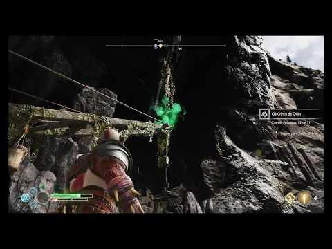 God of War 4 - Todos os Corvos de Odin no depósito de Fáfnir