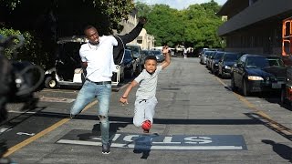 Jamaican Kid Trainer Challenges Usain Bolt to a Race!