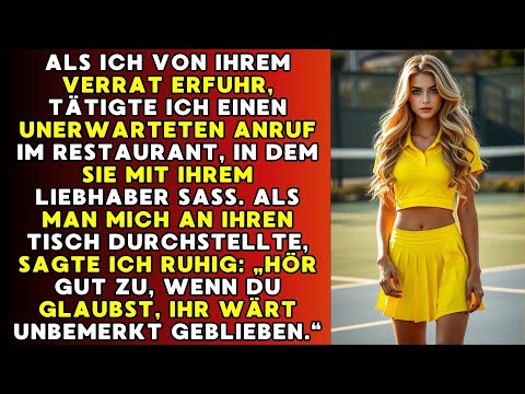 Als Ich Ihren Verrat Erkannte, Rief Ich Im Restaurant An Und Sagte Ruhig: Ihr Seid Nicht Unbemerkt