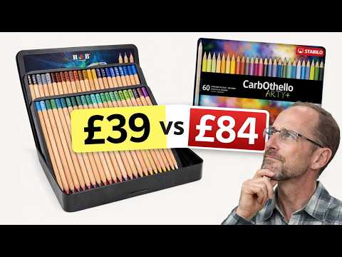Cheap Pastel Pencils vs Carbothello – The Result Surprised Me