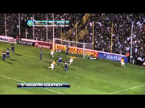 Gol de Agustín Vuletich Olimpo 2-0 Boca