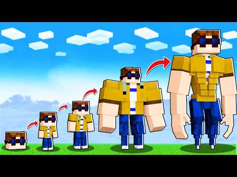 From WEAK PLAYER to STRONGEST PLAYER! (Minecraft!