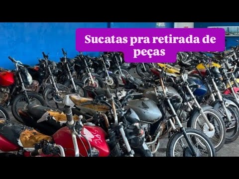 Sucatão Brasil Agrestina -Pe Sucatas pra retirada de peças motos boas 07/09/2026