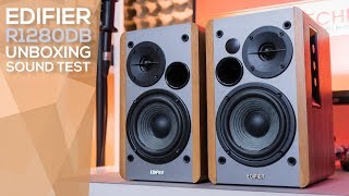 Video thumbnail for Edifier R1280DB Unboxing, Quick Review, and Sound Test by TechBroll