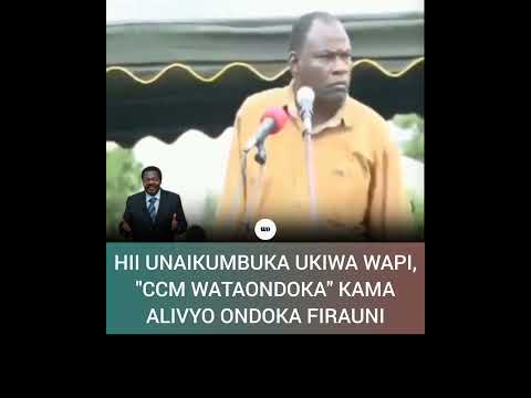 CCM wataondoka kama alivyo ondoka Firauni, hii kauli unaikumbuka ukiwa wapi #trendingshorts