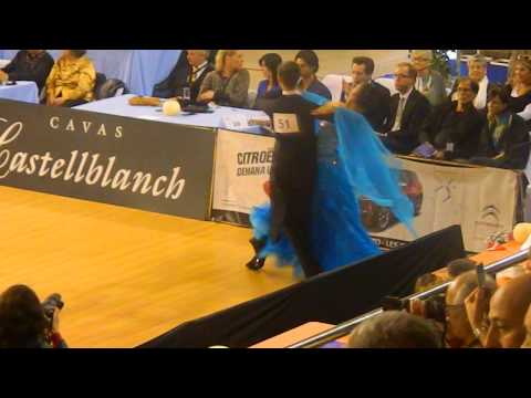 Alexey Glukhov - Anastasia Glazunova, Cambrils 2013, WDSF GrandSlam standard, 3. round - slowfox