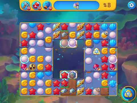 Fishdom level 6990 no boosters フィッシュダム ノーマル [Friend's]