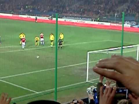 Kirm z wysokości trybun