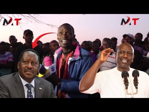RAILA WACHA KULIA LIA ATA WEWE IBIA KALONZO KURA 2027"ANGRY UHURU MAN AK 47 TELLS RAILA