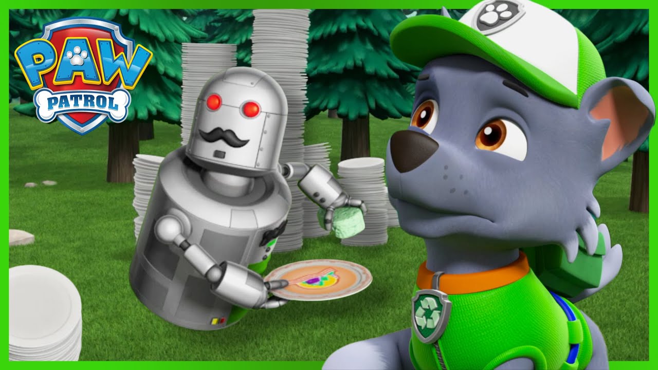 A kutyik megmentenek egy irányíthatatlan konyhai robotot, és más! Mancs Őrjárat - PAW Patrol epizód