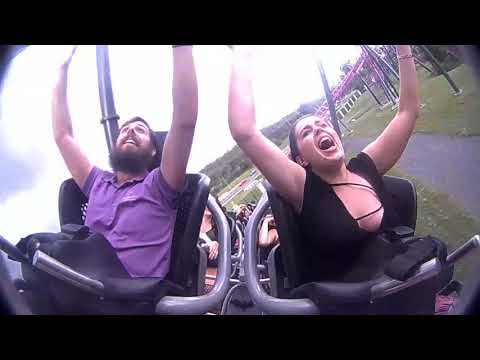 DC Rivals Hypercoaster - My first ride!