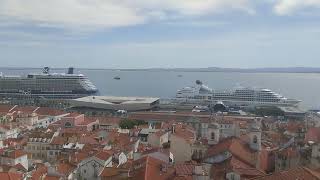 celebrity Equinox/ seabourn sojourn in lisbon