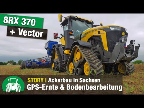 Agrarbetrieb Saat-Gut Plaußig Teil 2 (John Deere 8RX | Köckerling Vector | LU Stotz | Jaguar 980)