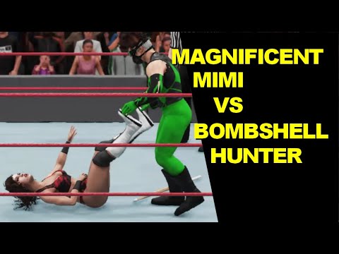 GLOW 1985 Magnificent Mimi vs Bombshell Hunter - Extreme Rules