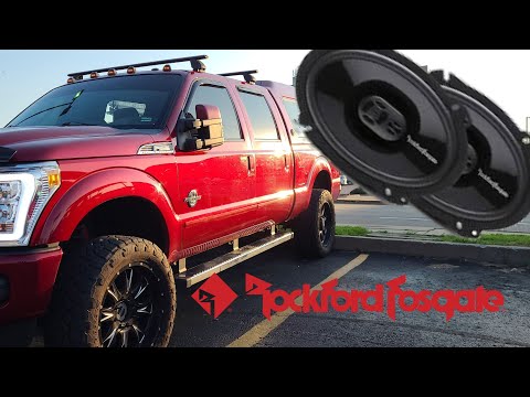 Rockford Fosgate P1683 in the 2014 F250 Platinum (Front Doors)