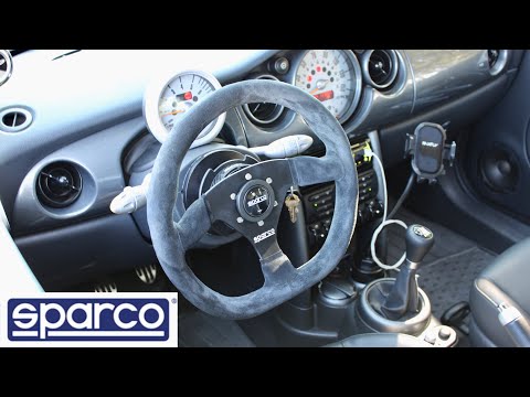 INSTALLED SPARCO STEERING WHEELS AND NRG QUICK RELEASE IN MY MINI COOPER S R53
