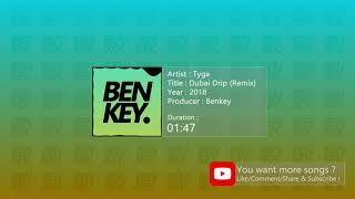 Tyga ft. Benkey - Dubai Drip (Remix/Mashup)