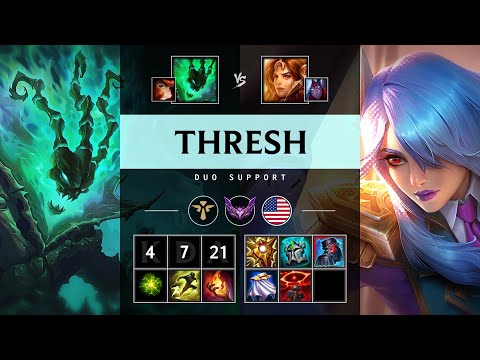 Thresh Support vs Leona - NA Master Patch 25.15