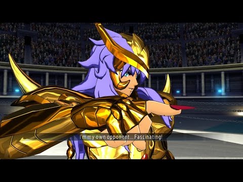 Saint Seiya Soldier's Soul: Scorpio Miro Gold Cloth Moveset Gameplay [PS4] (English)