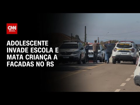 Adolescente de 16 anos invade escola e mata criança a facadas no norte do RS | BASTIDORES CNN