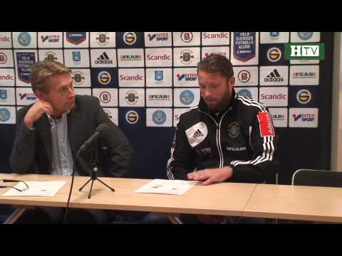HTV: Presskonferensen efter Ängelholms FF - Hammarby