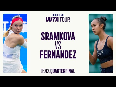 Rebecca Sramkova vs. Leylah Fernandez | 2025 Osaka Quarterfinal | WTA Match Highlights