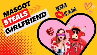 Benny The Bull Kiss Cam Steals Celtic's Fan Girlfriend - FULL VIDEO