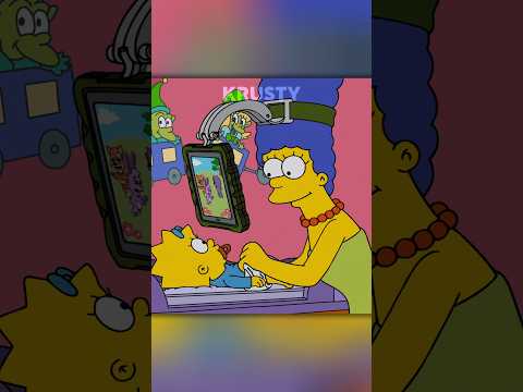 MAGGIE FICA VICIADA EM TELAS #simpsons