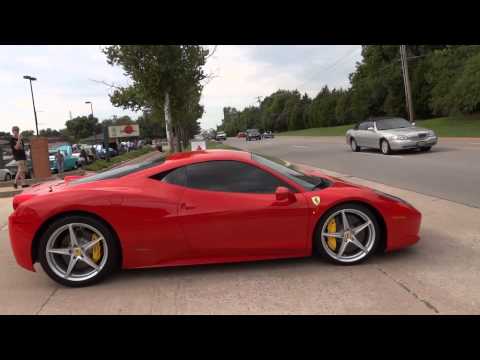 Ferrari Supercars at Cars & Coffee Car Show