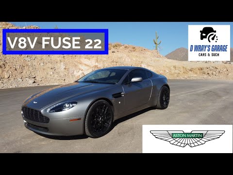 V8 Vantage (06-08) - Fuse 22  and Exhaust sounds