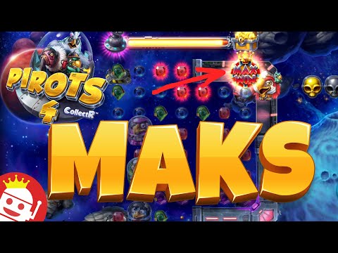 FIRST EVER PIROTS 4 MAX WIN!