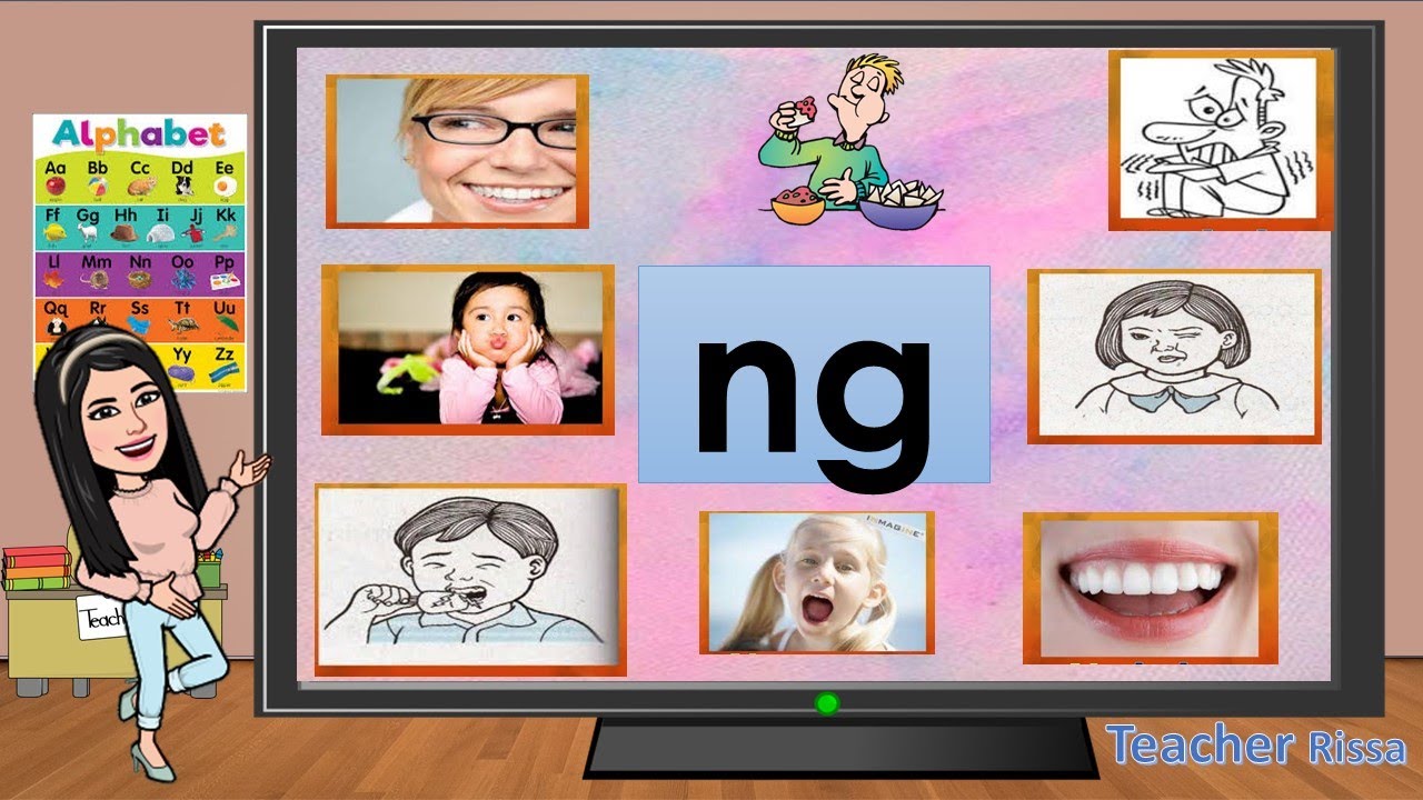 Letrang Ng | Katinig Ng | Mga salita at larawan na nagsisimula sa Letrang Ng | Teacher Rissa Mae