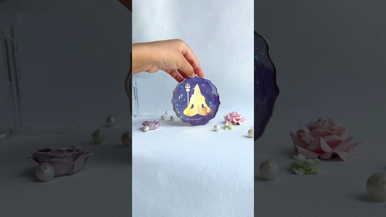 💖🌷Two Sided Mantra Frame 🌷❤️#resin #resinmantras #mantra #resinframe #giftideas #diygifts